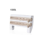 4-In-1 Kitchen Roll Holder Dispenser Kitchen Foil Film Wrap Tissue Paper 4 IN 1 Kitchen Roll Holder Dispenser