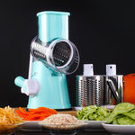Manual Kitchen Accessories Multifunctional Round Mandoline Potato Slicer Vegetable Cutter Slicer Cheese Kitchen Gadgets