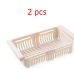 Refrigerator Storage Basket Stretchable Multifunction Kitchen Refrigerator Storage Box